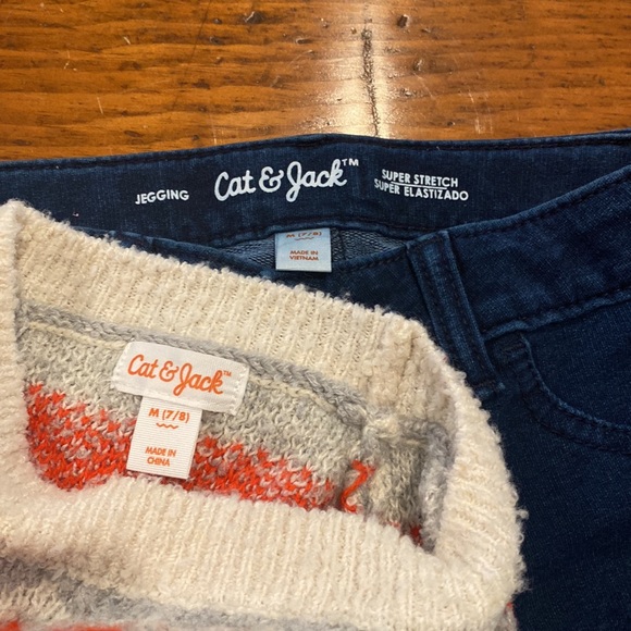 Kids Cat & Jack clothes bundle size 7-8 (2) items NWT Coord sets seperates - Picture 6 of 12
